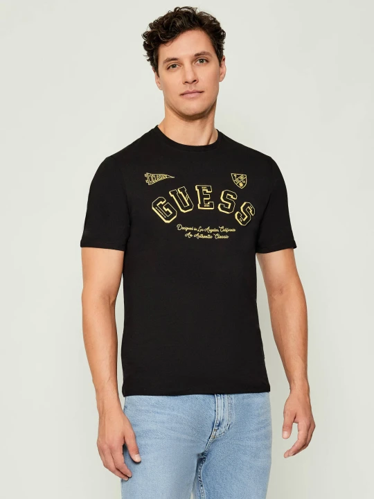 Zdjęcie produktu Guess Jeans T-shirt | Slim Fit czarny