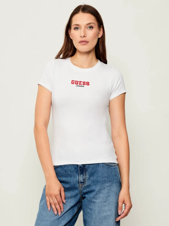 Zdjęcie produktu Guess Jeans T-shirt | Slim Fit biały