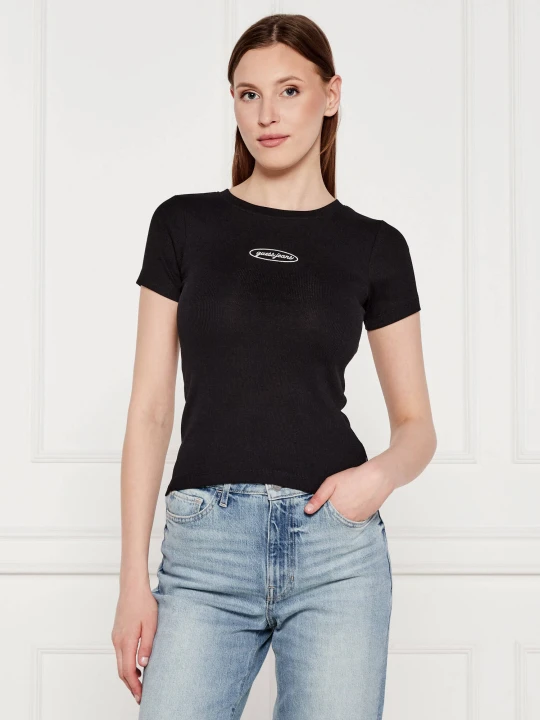 Zdjęcie produktu Guess Jeans T-shirt | Slim Fit czarny