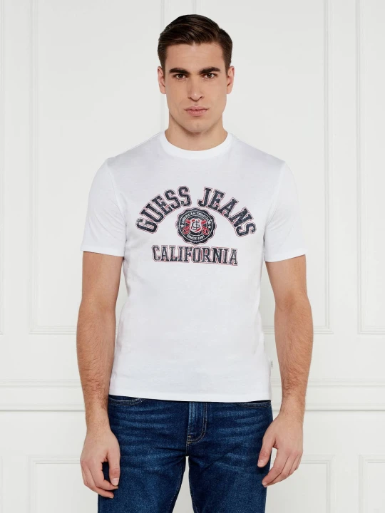 Zdjęcie produktu Guess Jeans T-shirt | Slim Fit biały