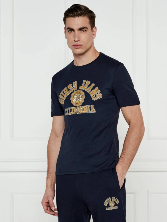 Zdjęcie produktu Guess Jeans T-shirt | Slim Fit granatowy