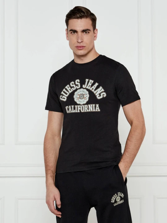 Zdjęcie produktu Guess Jeans T-shirt | Slim Fit czarny