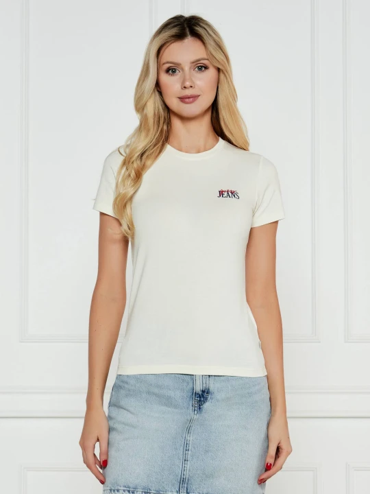 Zdjęcie produktu Guess Jeans T-shirt | Slim Fit ecru