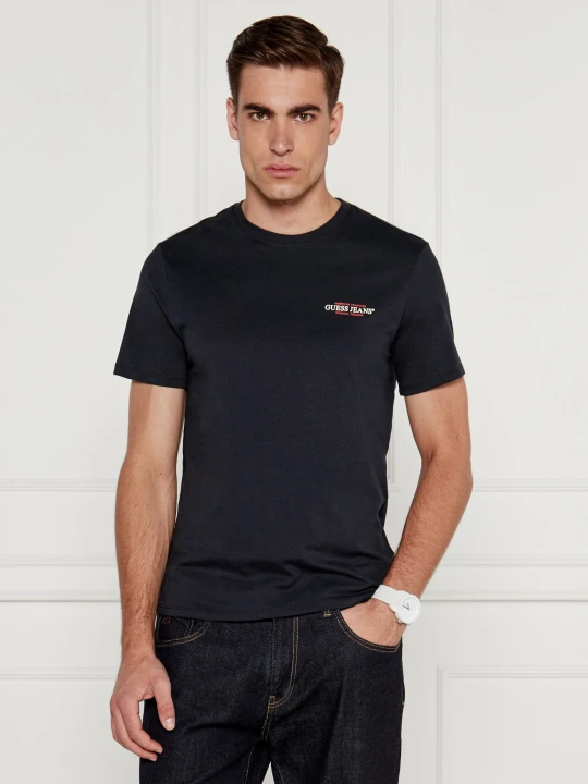 Zdjęcie produktu Guess Jeans T-shirt | Slim Fit granatowy