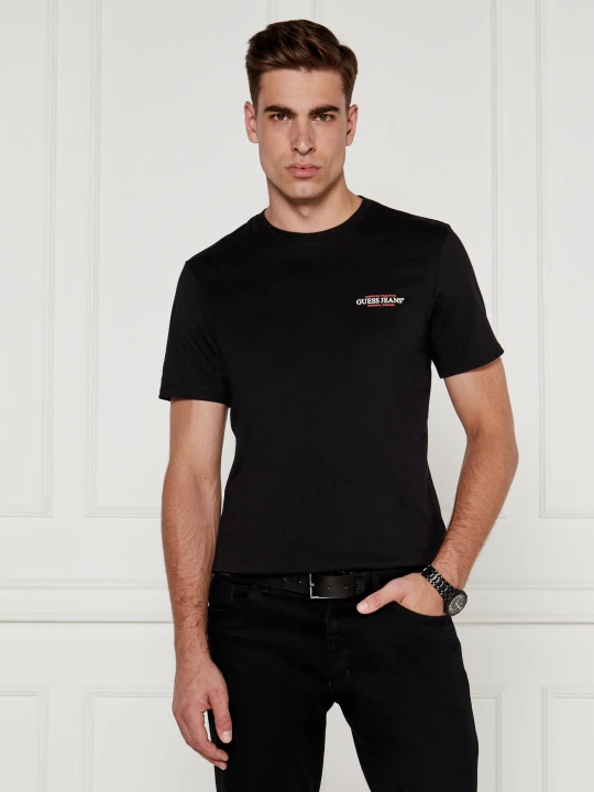 Zdjęcie produktu Guess Jeans T-shirt | Slim Fit czarny