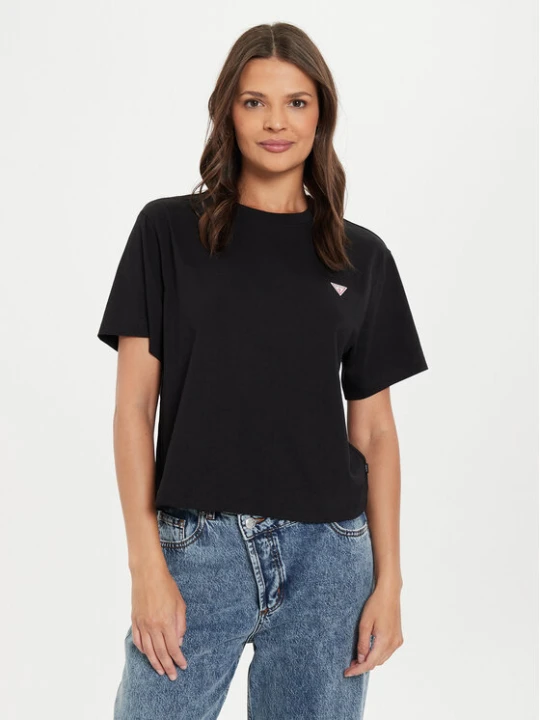 Zdjęcie produktu Guess Jeans T-Shirt W4YI05 K8HM0 Czarny Boxy Fit