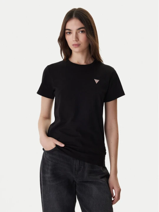 Zdjęcie produktu Guess Jeans T-Shirt W4YI10 J1314 Czarny Regular Fit