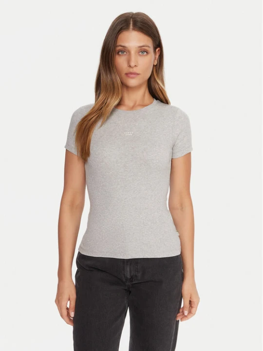 Zdjęcie produktu Guess Jeans T-Shirt W5BP45 KA0H1 Szary Slim Fit