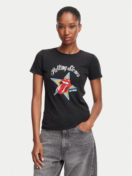 Zdjęcie produktu Guess Jeans T-Shirt W6BI16 K5697 Czarny Regular Fit