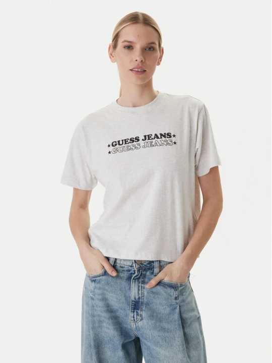 Zdjęcie produktu Guess Jeans T-Shirt W6GI04 K8HM0 Szary Regular Fit