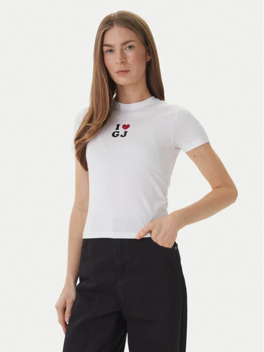 Zdjęcie produktu Guess Jeans T-Shirt W6GIB1 J1314 Biały Slim Fit