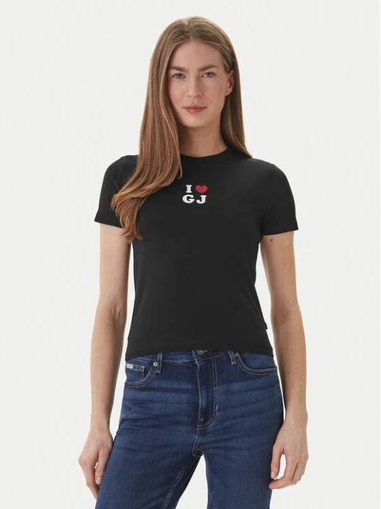 Zdjęcie produktu Guess Jeans T-Shirt W6GIB1 J1314 Czarny Slim Fit