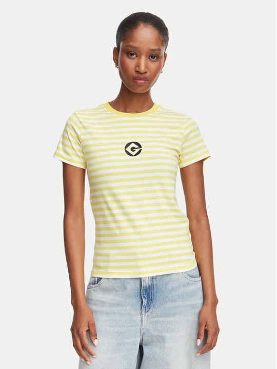 Zdjęcie produktu Guess Jeans T-Shirt W6YI60 K6413 Żółty Regular Fit