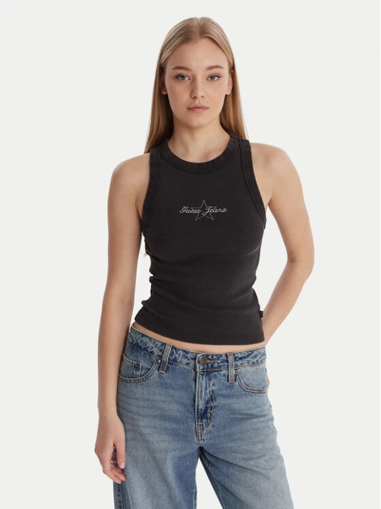 Zdjęcie produktu Guess Jeans Top 180345 Czarny Classic Fit