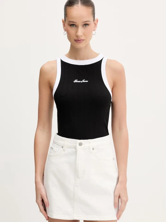 Zdjęcie produktu Guess Jeans top damski czarny