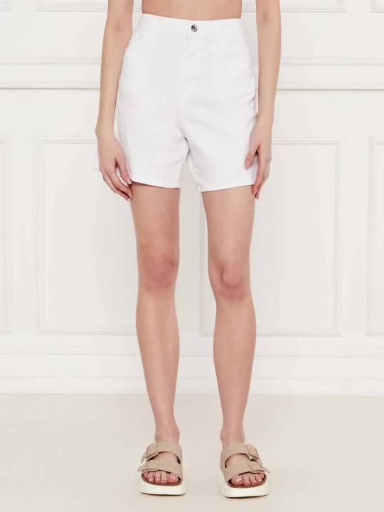Zdjęcie produktu GUESS Jeansowe szorty | Relaxed fit biały