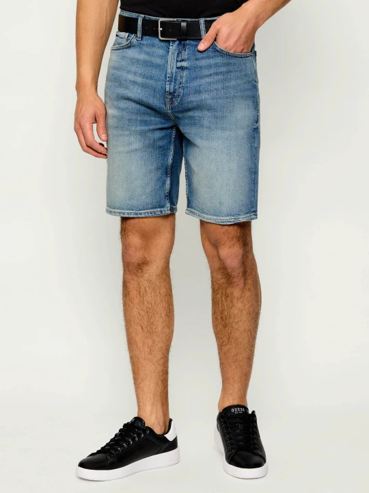 Zdjęcie produktu GUESS Jeansowe szorty RODEO | Regular Fit niebieski