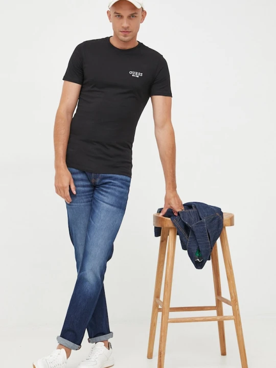 Zdjęcie produktu Guess jeansy ANGELS granatowy