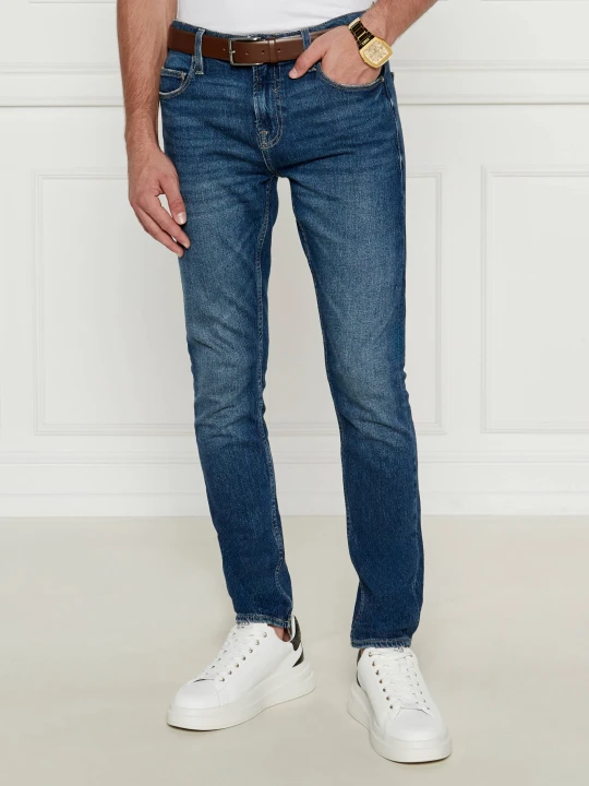 Zdjęcie produktu GUESS Jeansy CHRIS | Super Skinny fit granatowy