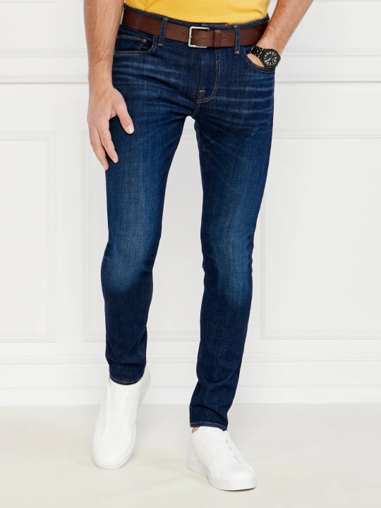 Zdjęcie produktu GUESS Jeansy CHRIS | Super Skinny fit | stretch granatowy