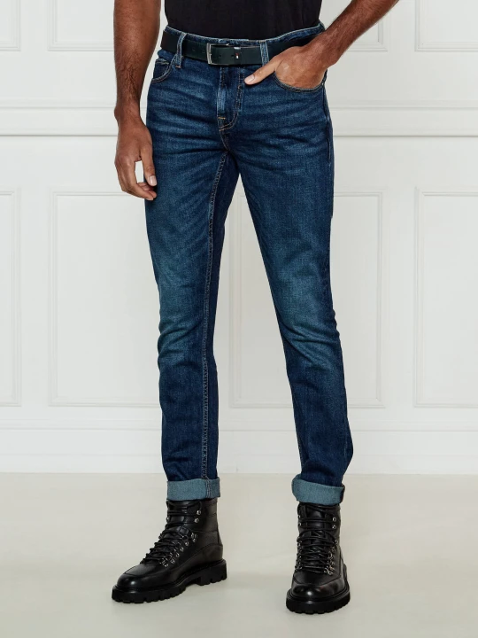 Zdjęcie produktu GUESS Jeansy CHRIS | Super Skinny fit | z dodatkiem wełny granatowy