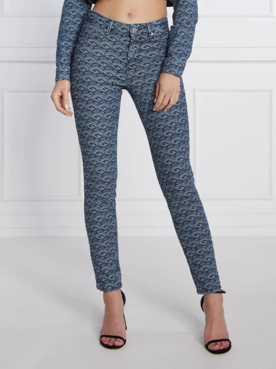 Zdjęcie produktu GUESS Jeansy cube | Skinny fit granatowy