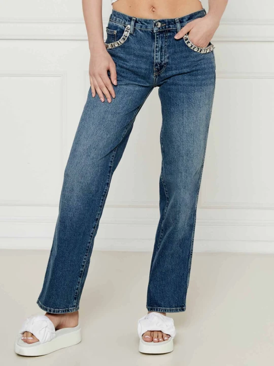 Zdjęcie produktu GUESS Jeansy DAISY | Straight fit niebieski