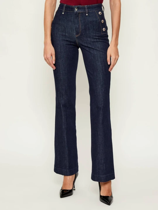 Zdjęcie produktu GUESS Jeansy FAYE | flare fit granatowy