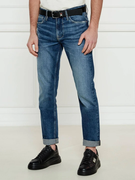 Zdjęcie produktu GUESS Jeansy FINNLEY | Tapered fit granatowy