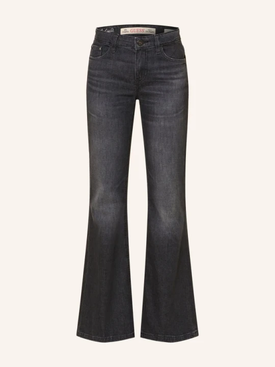 Zdjęcie produktu Guess Jeansy Flared Beverly schwarz