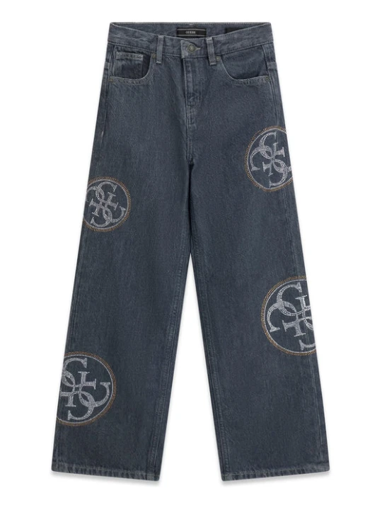 Zdjęcie produktu Guess Jeansy J6YA02 D1209 Szary Wide Leg