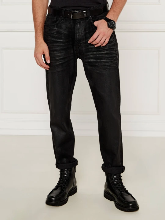 Zdjęcie produktu GUESS Jeansy JAMES | Relaxed fit czarny