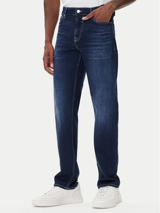 Zdjęcie produktu Guess Jeansy M5BAN2 D0631 Granatowy Slim Fit