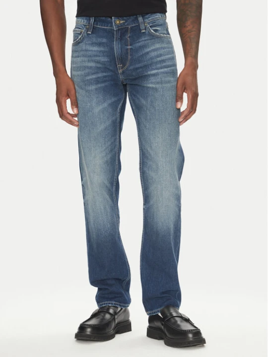 Zdjęcie produktu Guess Jeansy M5GAS2 D4Z80 Niebieski Slim Tapered Fit