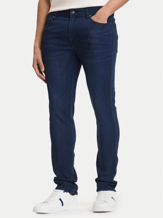 Zdjęcie produktu Guess Jeansy M6GAS2 D1086 Granatowy Slim Tapered Fit