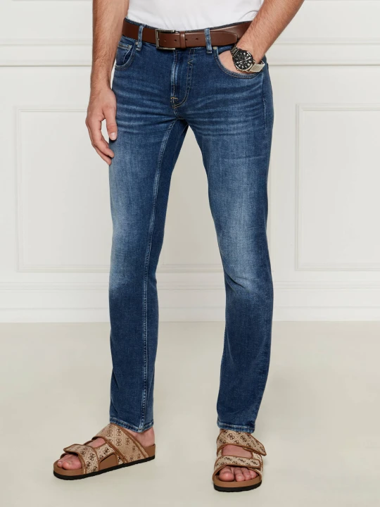 Zdjęcie produktu GUESS Jeansy Miami | Skinny fit granatowy