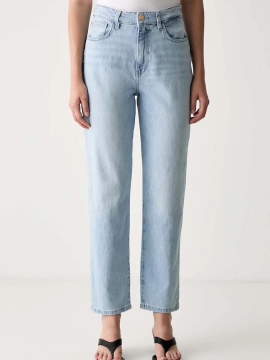 Zdjęcie produktu Guess jeansy mom fit damskie NEW MOM niebieski