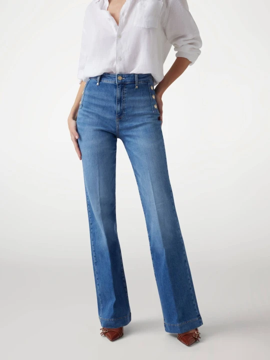 Zdjęcie produktu GUESS Jeansy New Faye | Regular Fit niebieski