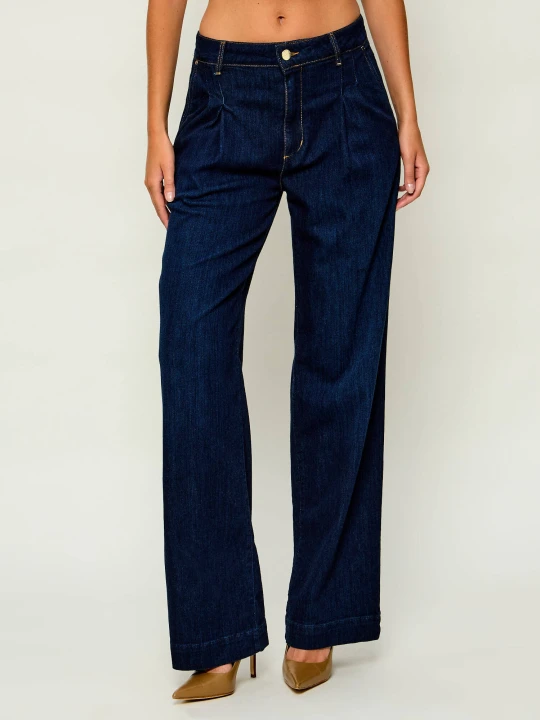 Zdjęcie produktu GUESS Jeansy Perfect | Relaxed fit | z dodatkiem jedwabiu granatowy