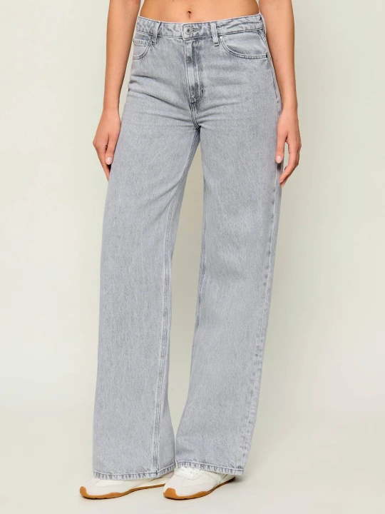 Zdjęcie produktu GUESS Jeansy | Relaxed fit | high rise szary