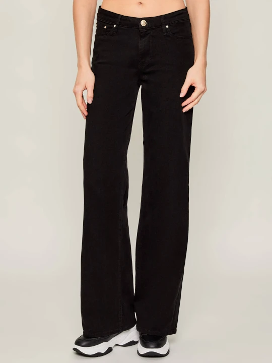 Zdjęcie produktu GUESS Jeansy SEXY | Palazzo czarny