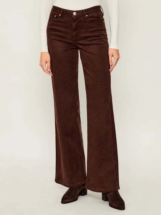 Zdjęcie produktu GUESS Jeansy SEXY | Palazzo brązowy