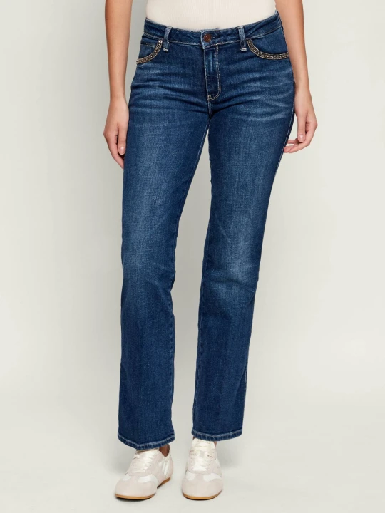 Zdjęcie produktu GUESS Jeansy SEXY | Straight fit | mid rise niebieski