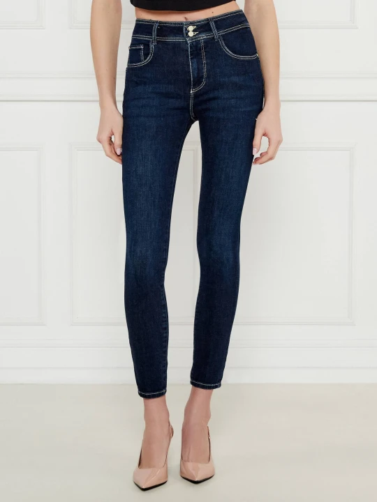 Zdjęcie produktu GUESS Jeansy SHAPE UP | Skinny fit | high waist granatowy