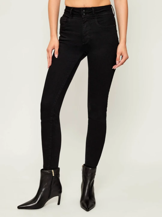 Zdjęcie produktu GUESS Jeansy SHAPE UP | Skinny fit | high waist czarny
