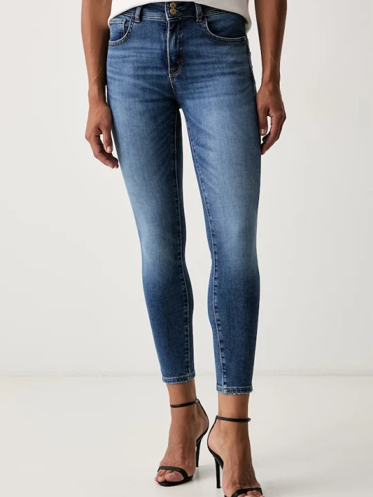Zdjęcie produktu Guess jeansy skinny damskie SHAPE UP niebieski
