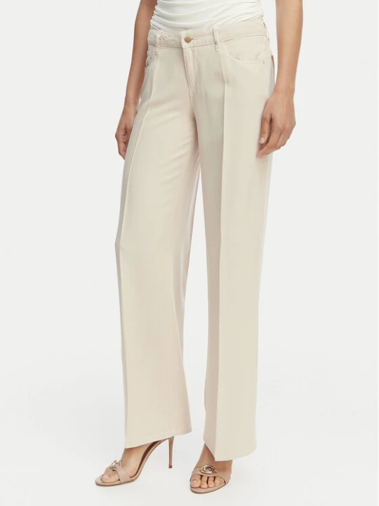 Zdjęcie produktu Guess Jeansy W4GA96 WDP85 Kremowy Wide Leg