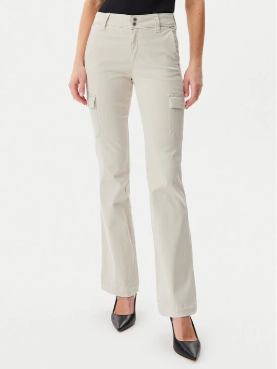 Zdjęcie produktu Guess Jeansy W5GA1B W93CL Écru Slim Fit Kremowy