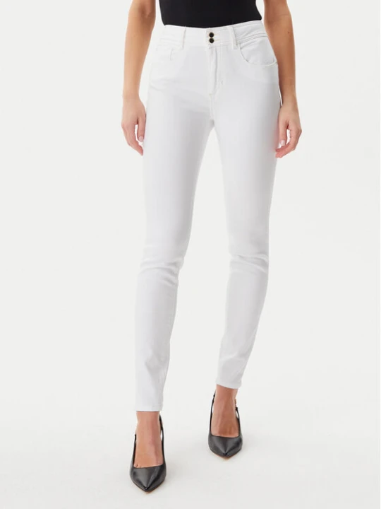 Zdjęcie produktu Guess Jeansy W5GA34D5N72 Biały Slim Fit