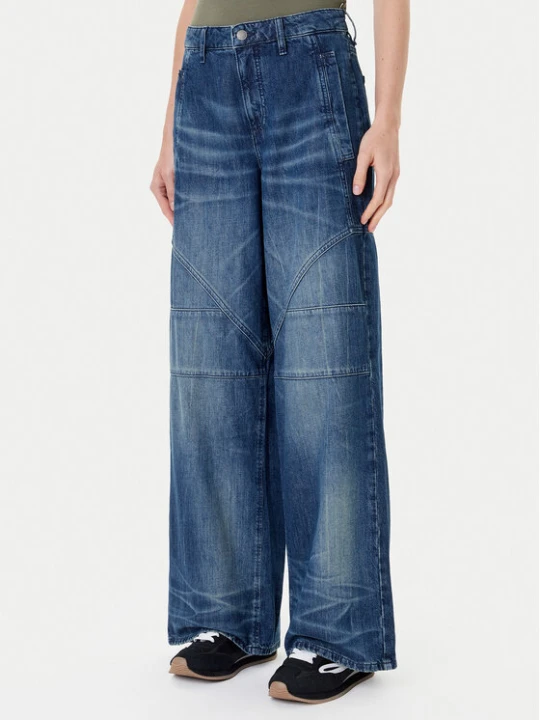 Zdjęcie produktu Guess Jeansy W5YA2F D5R0D Niebieski Baggy Fit